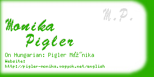 monika pigler business card